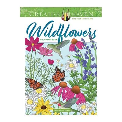 Wildflowers Coloring Book by Creative Haven