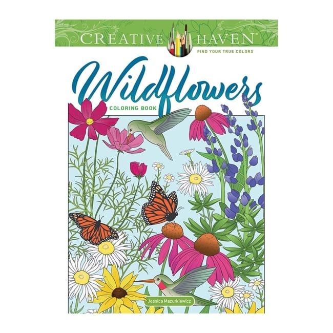 Wildflowers Coloring Book by Creative Haven