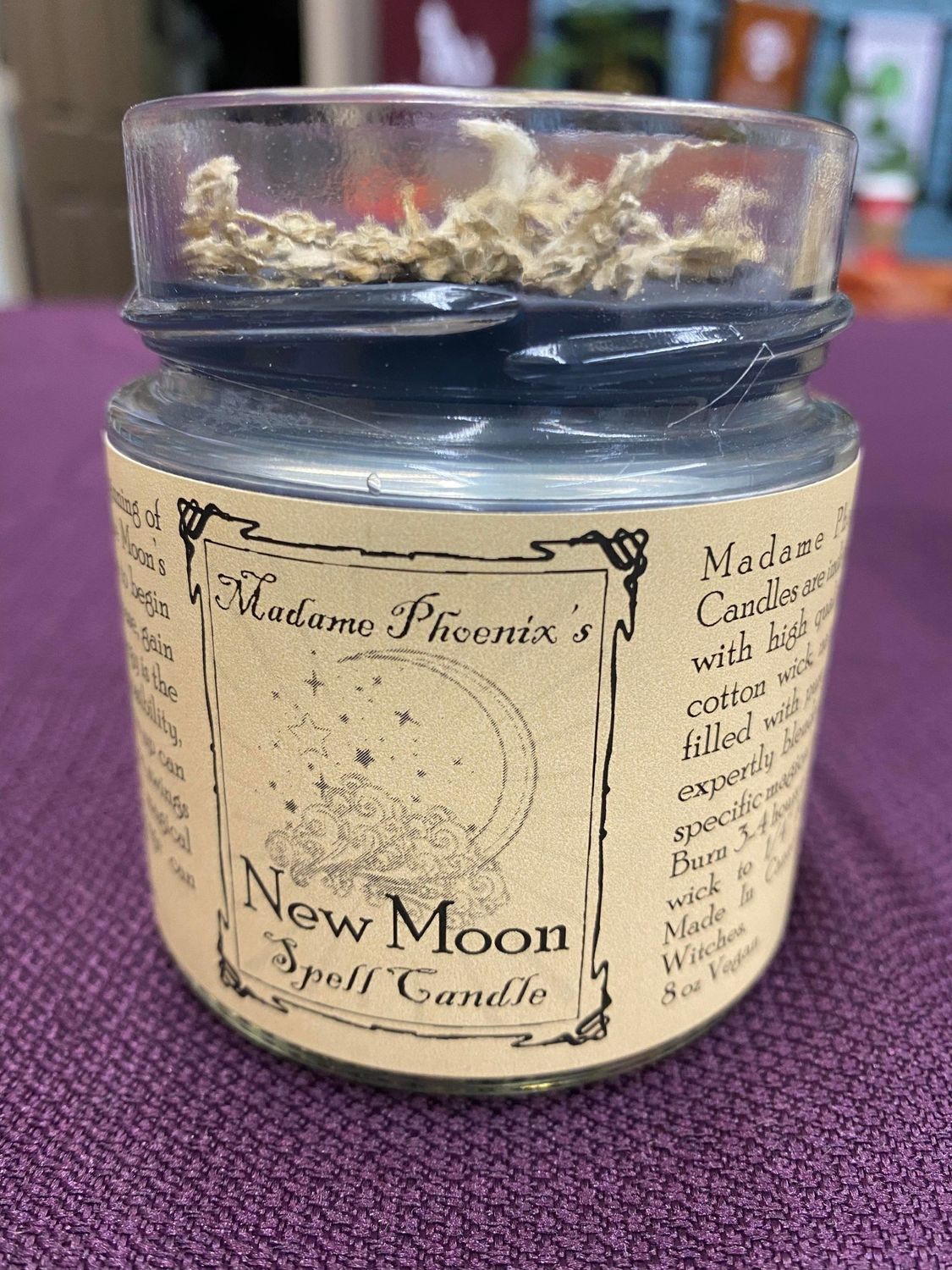 Madame Phoenix&#39;s New Moon Candle 8oz