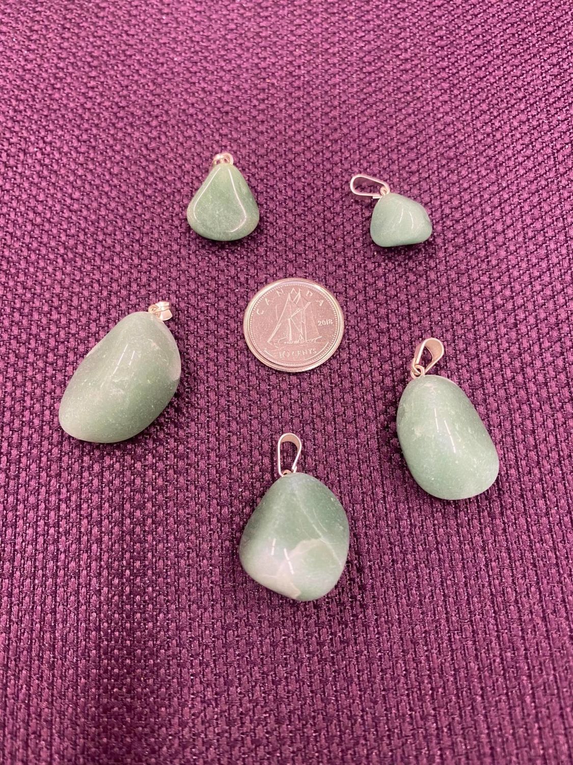 Assorted Green Aventurine Pendants