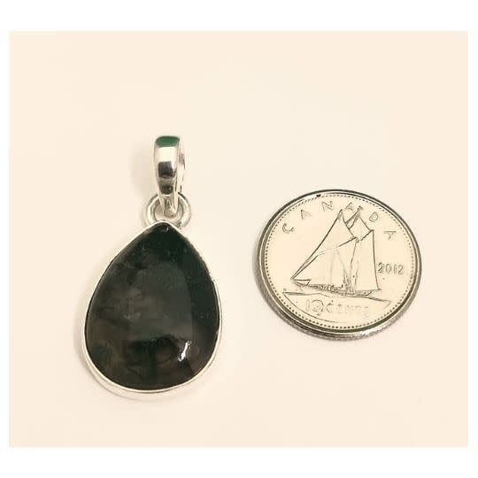 Moss Agate Pendant A Sterling Silver