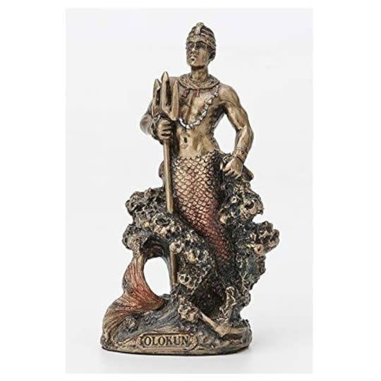Olokun African God Owner of the Deep Sea 3.75&quot;