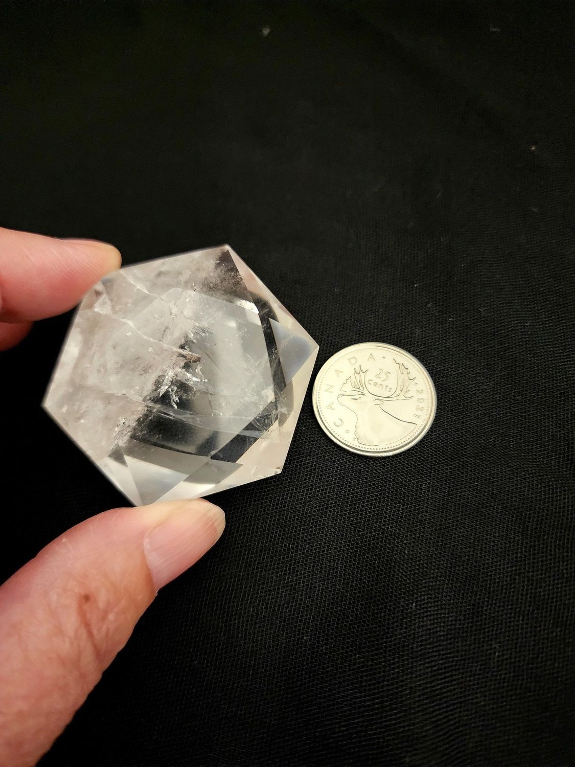 Metatron&#39;s Cube / Star David Lemurian Quartz 2&quot;