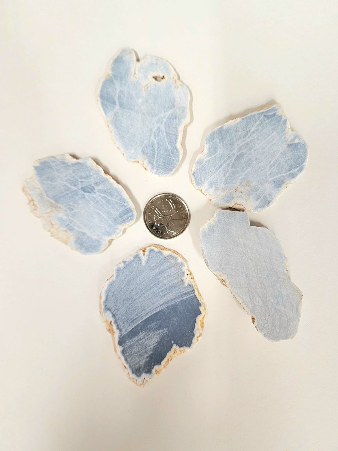 Angelite Slices / Slabs Unpolished sm