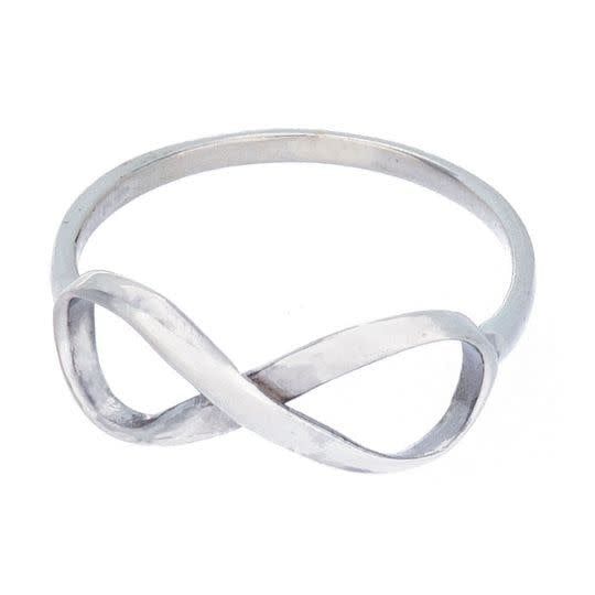 Infinity Ring - Size 8 Sterling Silver