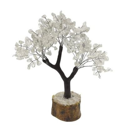 Crystal Quartz Bonsai Tree  - 9&quot;