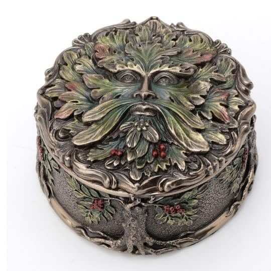 Green Man Berry Trinket Box