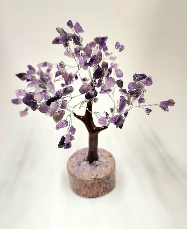 Amethyst Bonsai Tree  - 6&quot;