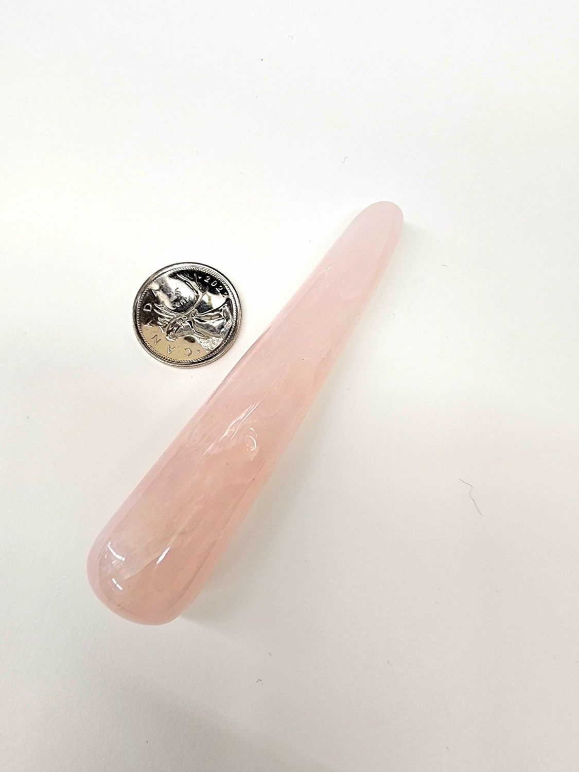 Rose Quartz Massage Wand 3.75&quot;