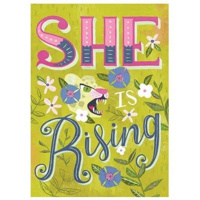 She is Rising Greeting Card