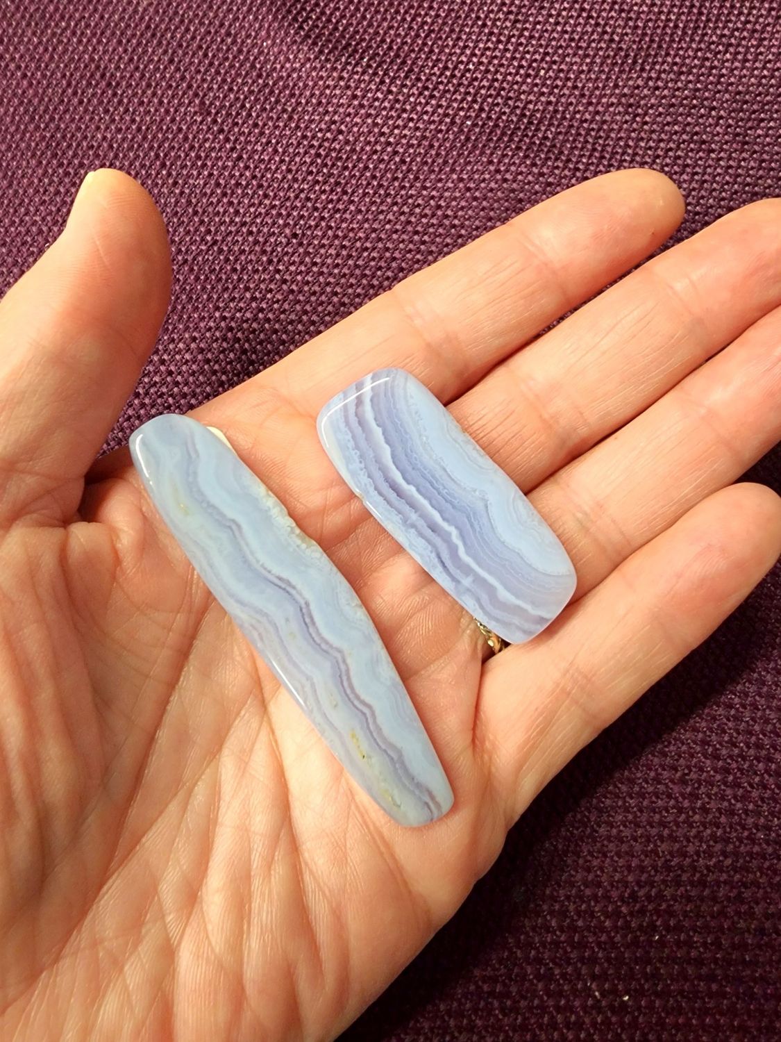 Blue Lace Agate Slab