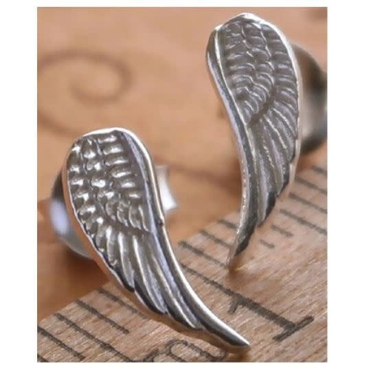 Wing Post Sterling Silver Earrings