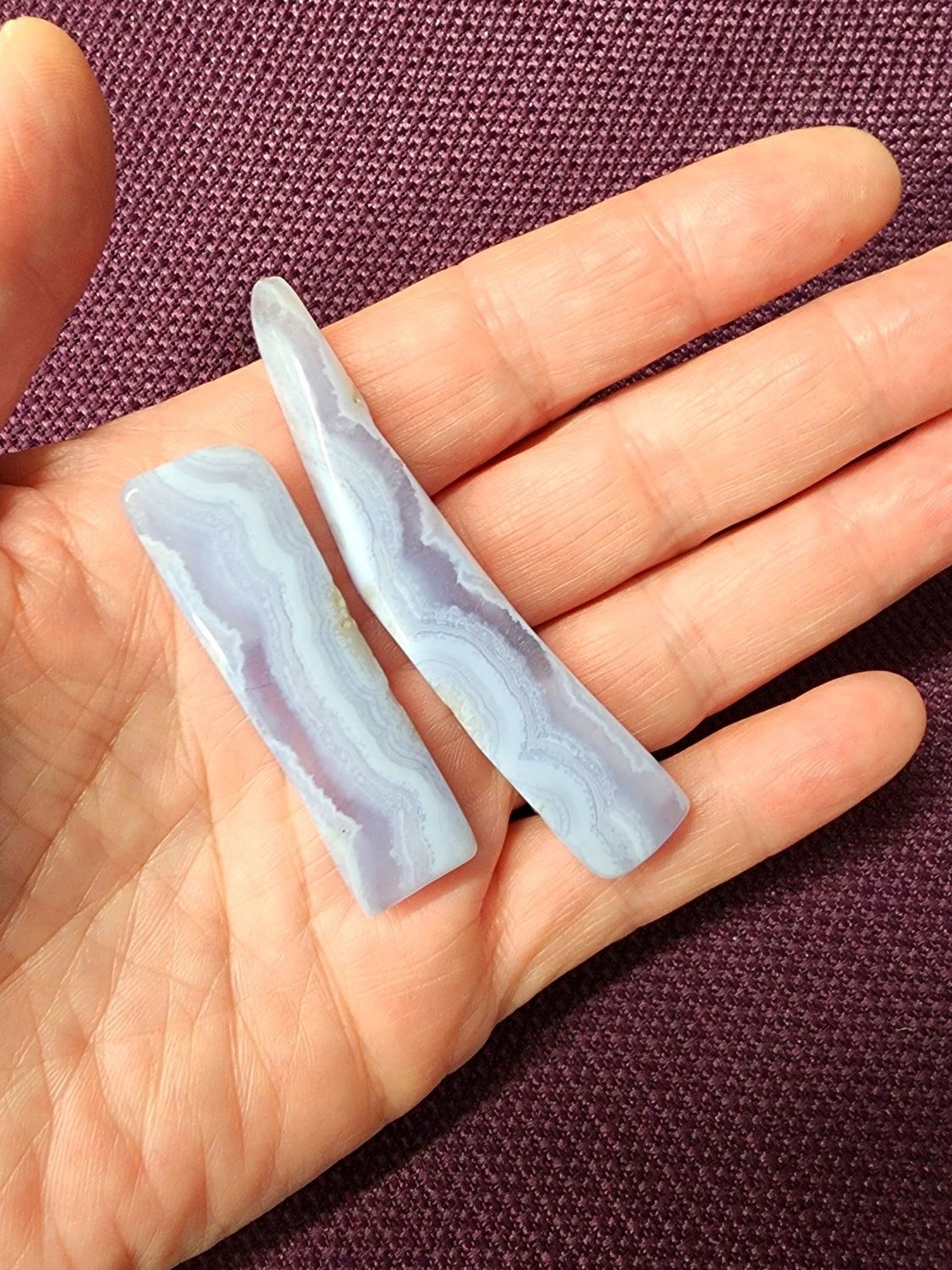 Blue Lace Agate Slab