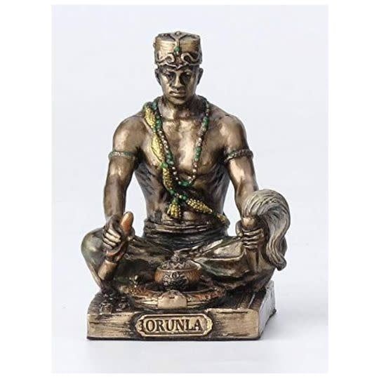 Orunla African God Statue 3&quot;
