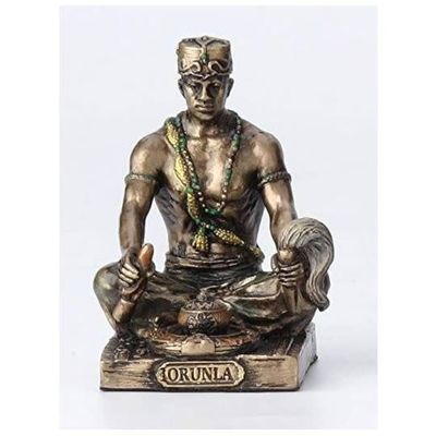 Orunla African God Statue 3"