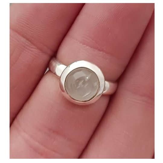 Aquamarine Ring B - Size 6 Sterling Silver