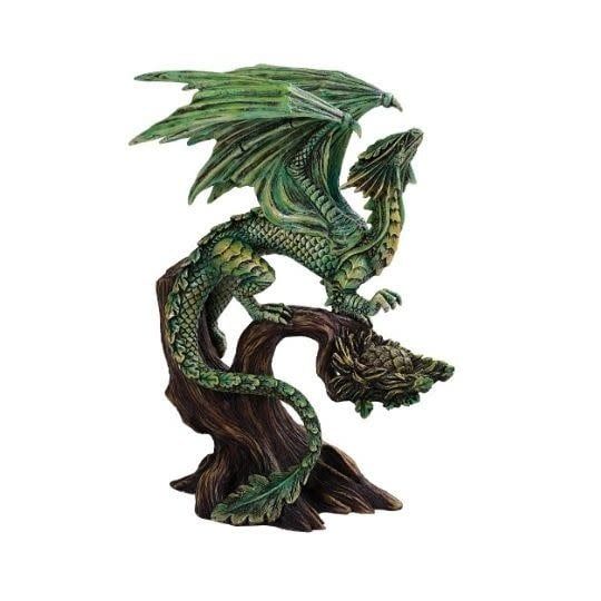 Tree Dragon Statue 10&quot;