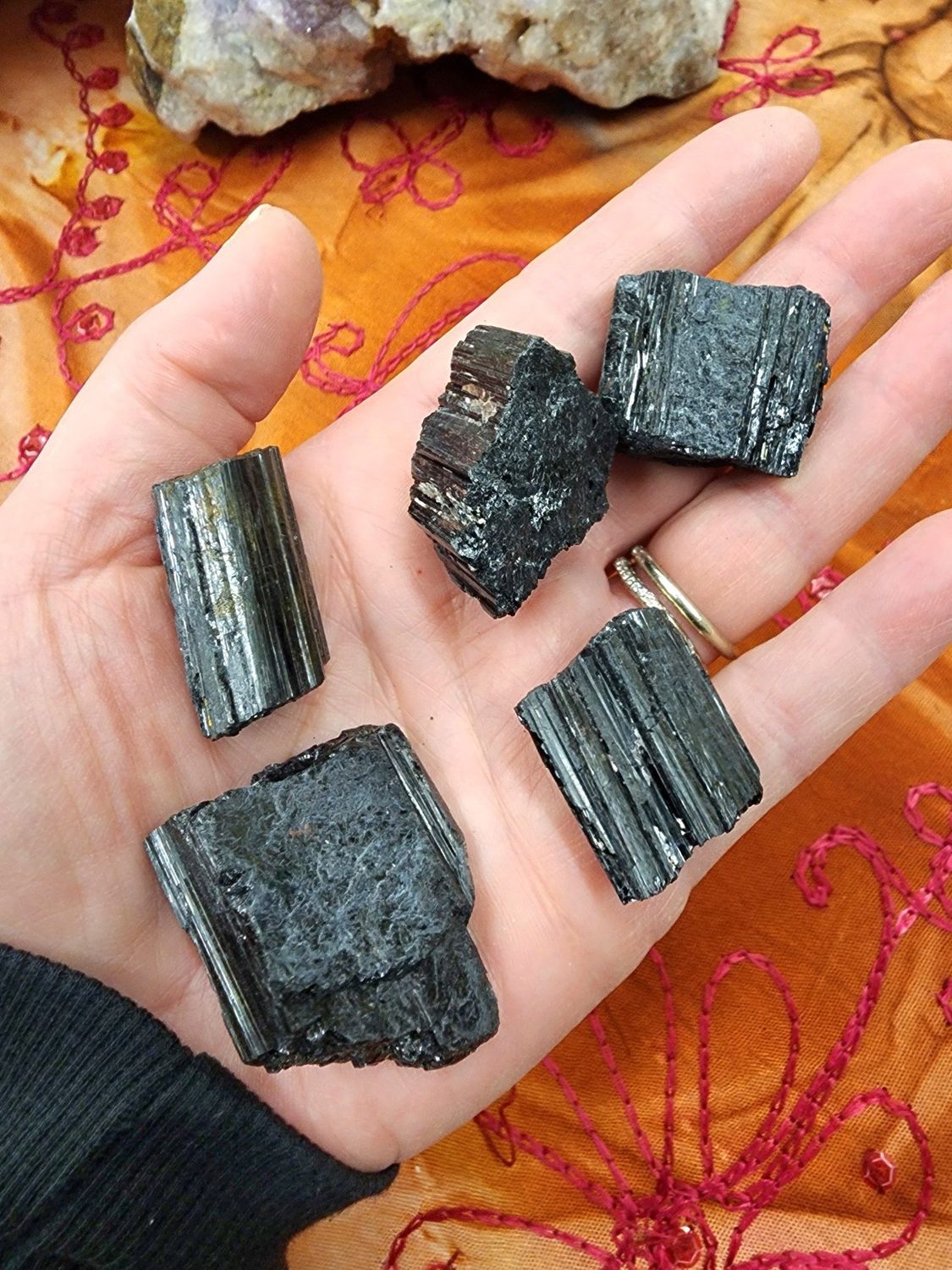Black Tourmaline Raw Medium