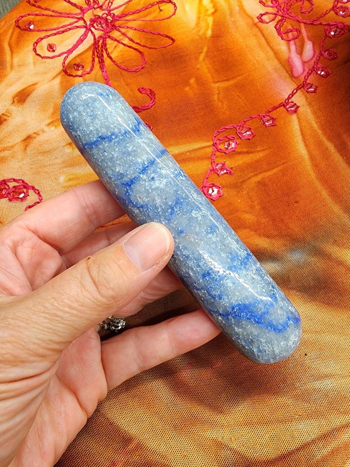 Dumortierite Massage Wand 5&quot;