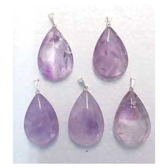 Amethyst Drop Pendant 1..25&quot;
