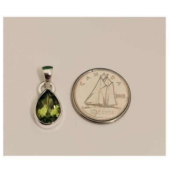 Peridot Pendant A Sterling Silver