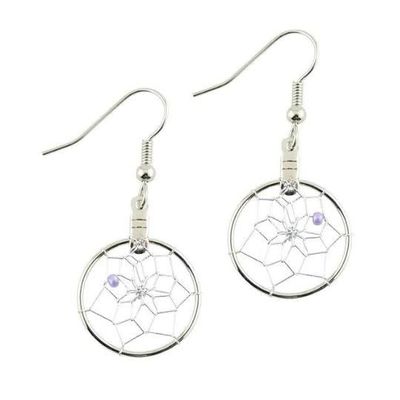 Small Dream Catcher Earrings 3/4&quot;