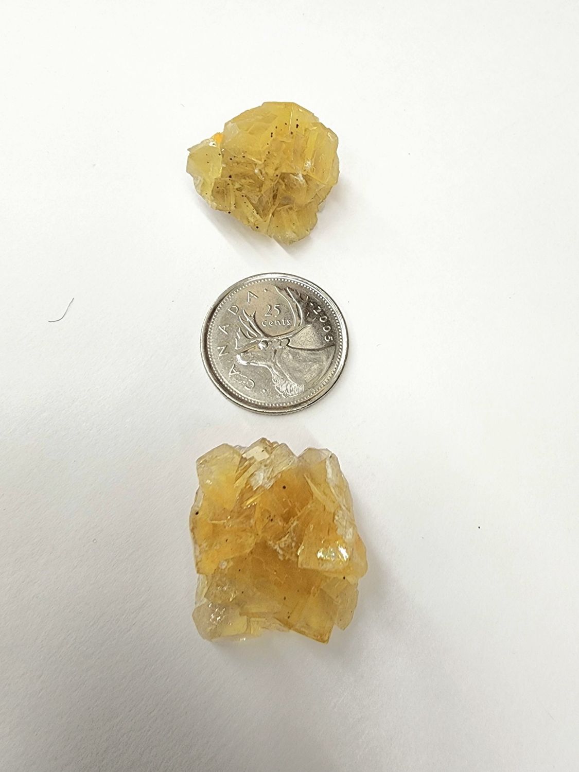 Yellow Fluorite Clusters (Moscona Mine)