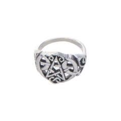 Moon Pentacle Ring Size 10