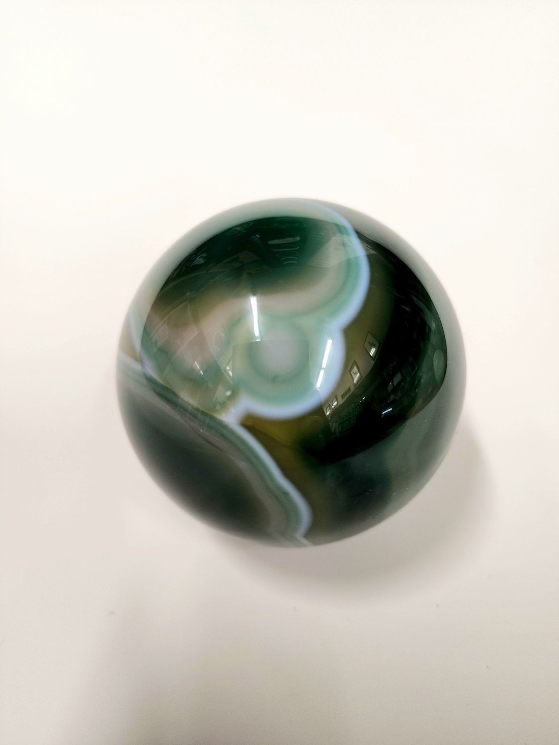 Green Agate Sphere 2.5&quot;