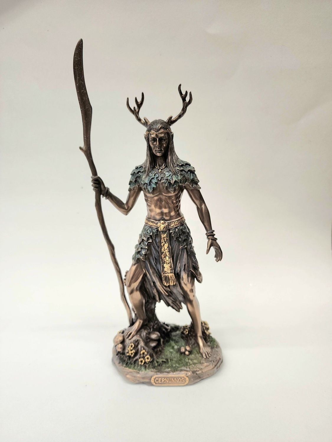 Cernunnos the Celtic Antlered God of the Wild Statue  10&quot;