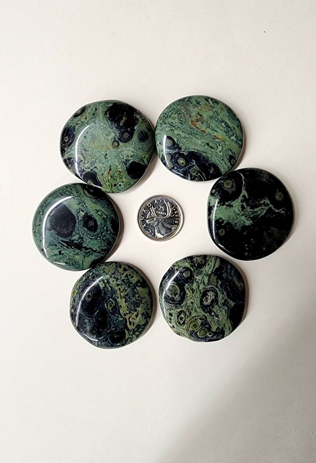 Kambaba Jasper Earth Stones (Crocodile Jasper)