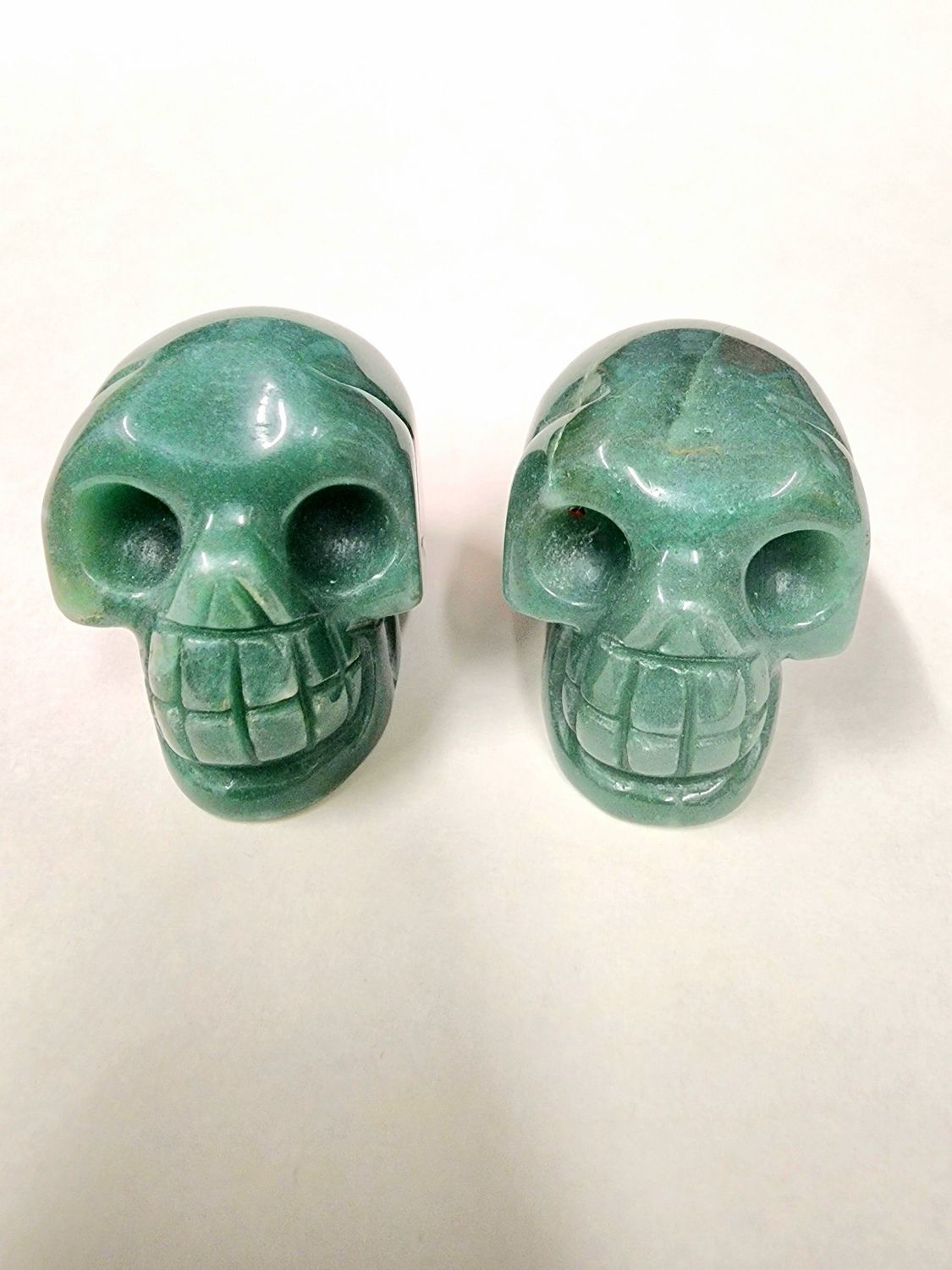 Green Aventurine Crystal Skulls 2&quot;