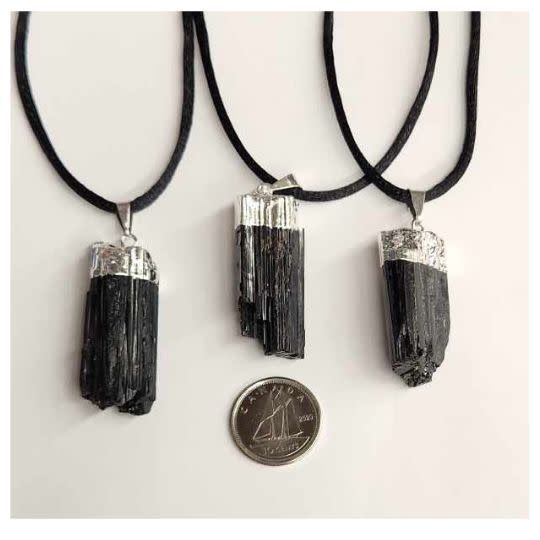 Assorted Black Tourmaline Necklaces