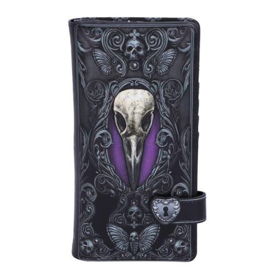 Embossed Vegan Wallet: Edgar&#39;s Raven