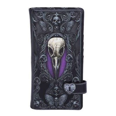 Embossed Vegan Wallet: Edgar&#39;s Raven