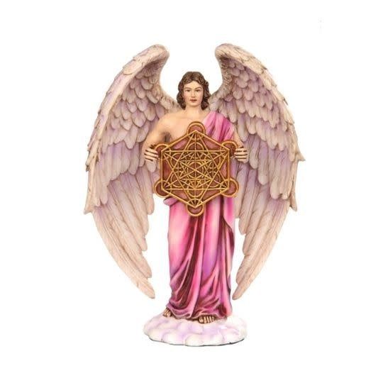 Metatron Angel Statue - 8 1/2&quot; x 3 1/2&quot; x 10 (Red)