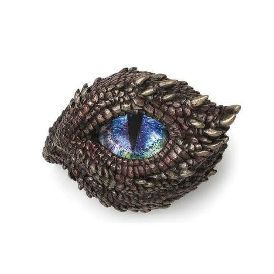 Thorny Scale Dragon Eye Trinket Box  5&quot; x 4&quot;