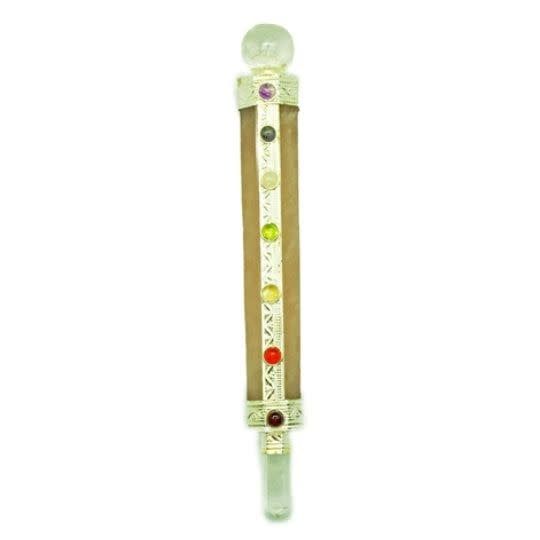 Rose Quartz Chakra Healing Wand 6.5&quot;