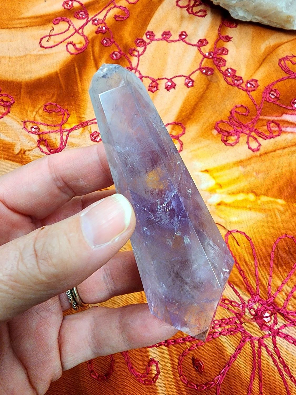 Amethyst Double Terminated Wand B 3.75&quot;