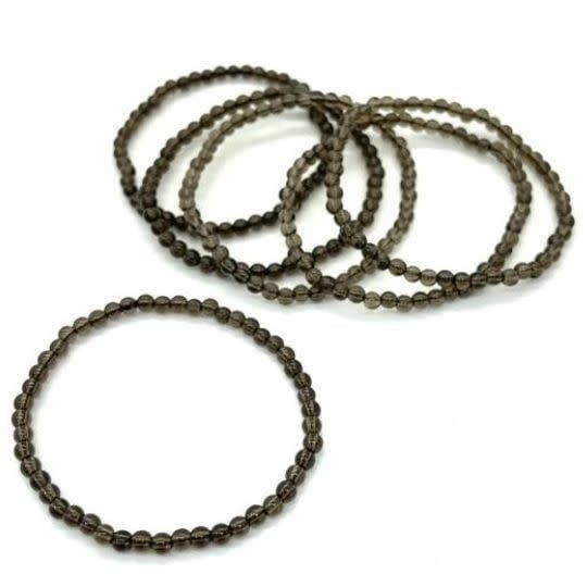 Smoky Quartz 4MM Bracelet