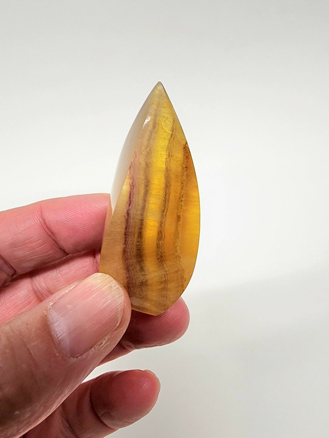 Yellow Fluorite Flame