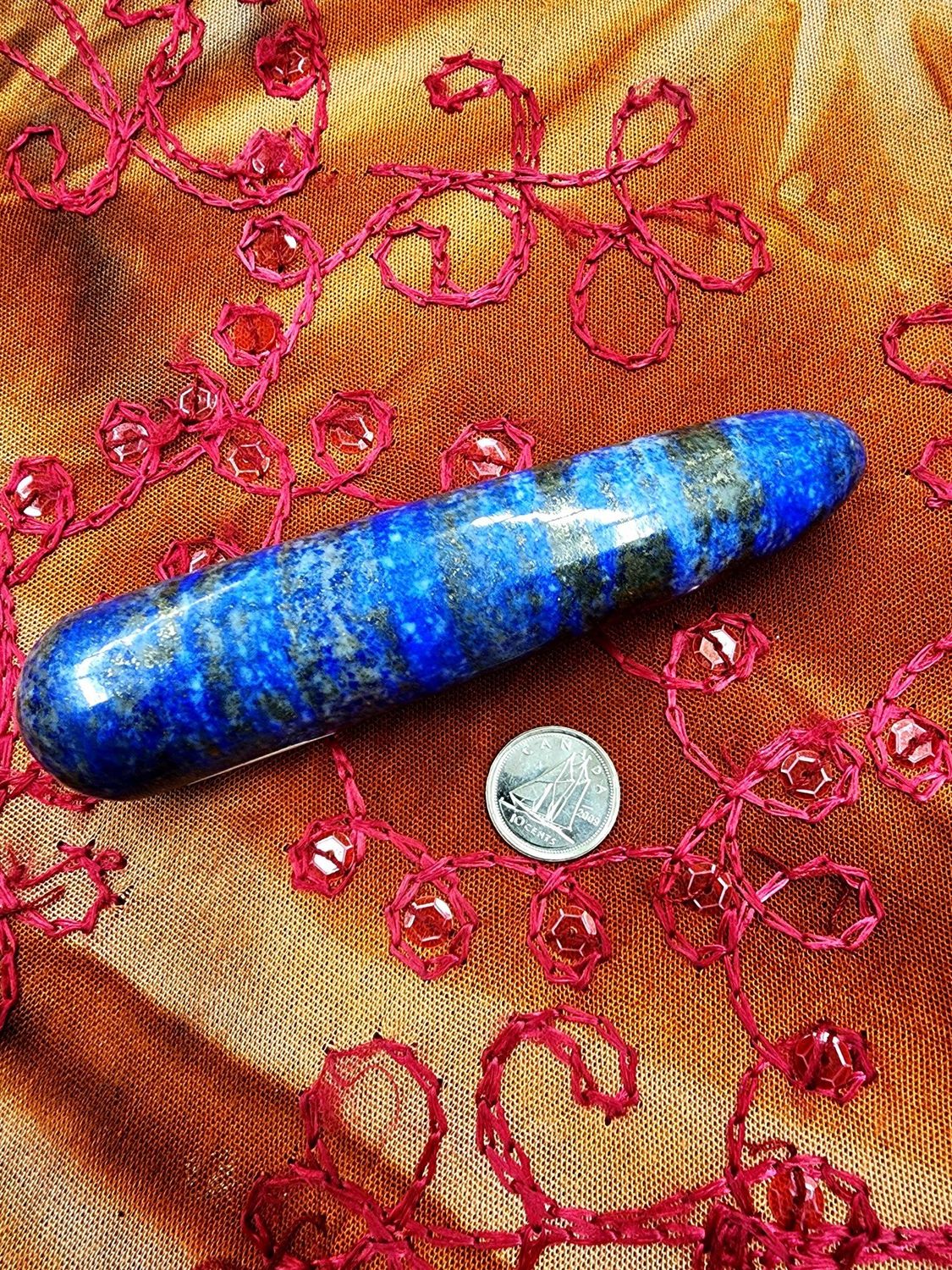 Lapis Lazuli Massage Wand 4.25