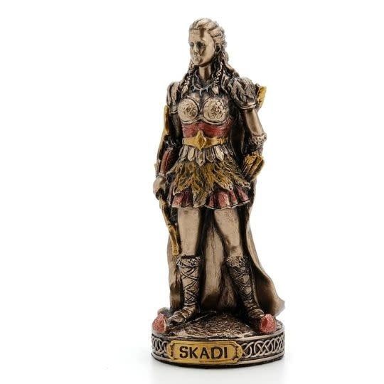 Norse Gods Miniatures  Statue - Skadi 3.25&quot;