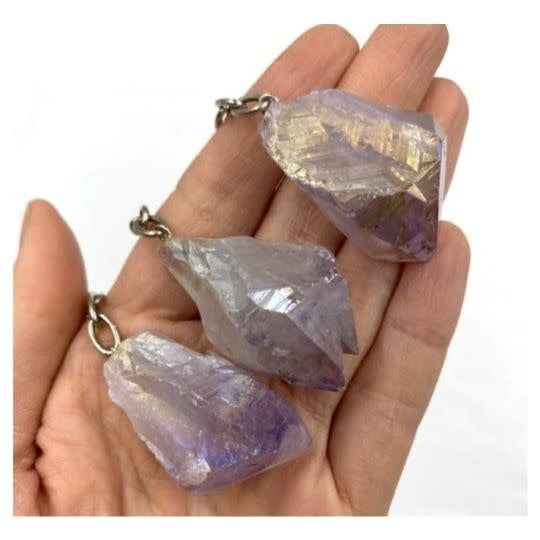 Amethyst Aura Keychains