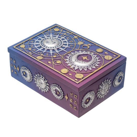 Astrology Tarot Box 5.5&quot; x 3.5&quot;