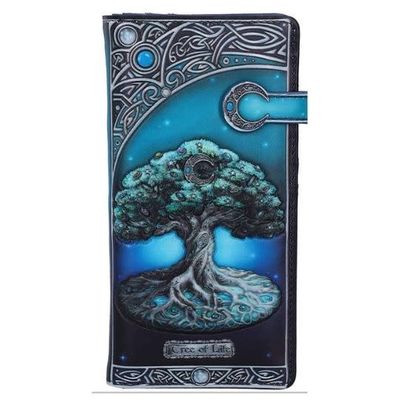 Embossed Vegan Wallet: Tree of Life