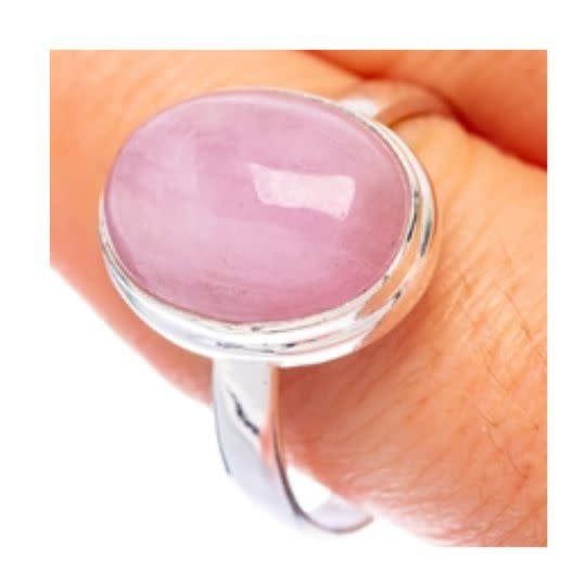 Kunzite Sterling Silver Ring Size 11.75