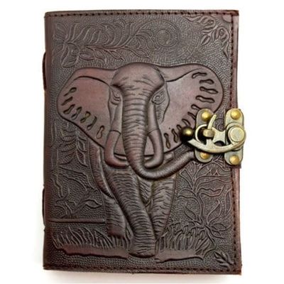 Elephant Leather 5&quot;x7&quot; Journal - A