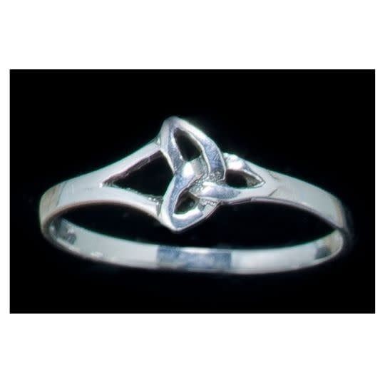 Celtic Knot Triquestra Ring - Size 3 Sterling Silver