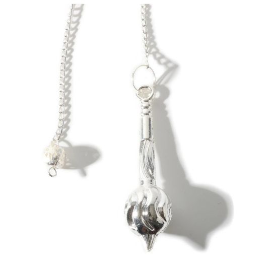 Silver Brass Gada Pendulum